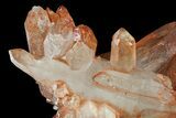 Natural, Red Quartz Crystal Cluster - Morocco #88921-2